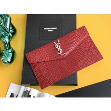 세인트로랑 SAINT LAURENT 모노그램 업타운 크로커다일 클러치 백