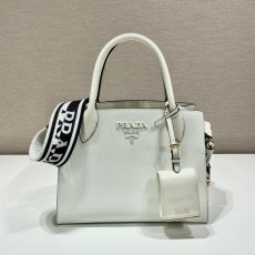 프라다 PRADA 모노크롬 사피아노 핸드백