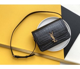 세인트로랑 YSL 솔페리노 미듐 레더 숄더 백