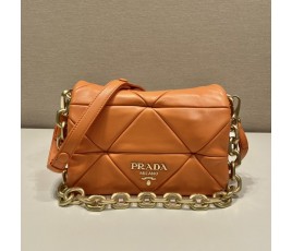 프라다 PRADA 시스템 나파 숄더백