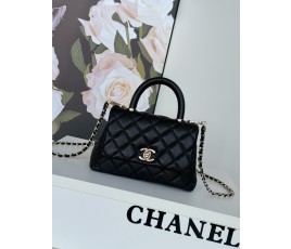 [CHANEL-샤넬] 샤넬 미니 캐비어 코코핸들 숄더백