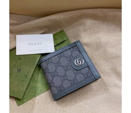 [GUCCI -구찌] 구찌 오피디아 GG 카드 케이스 블루 다크 블루 슈프림