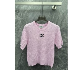 [CHANEL-샤넬] 샤넬 트위드 반팔 니트